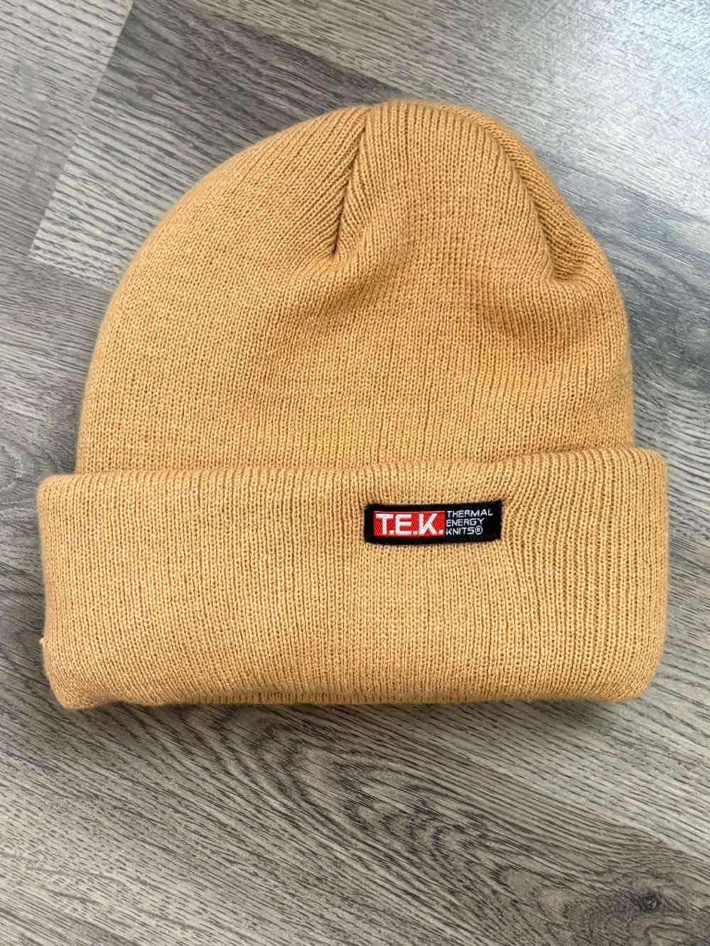 TEK Beanie in Mustard Yellow Color One Size
